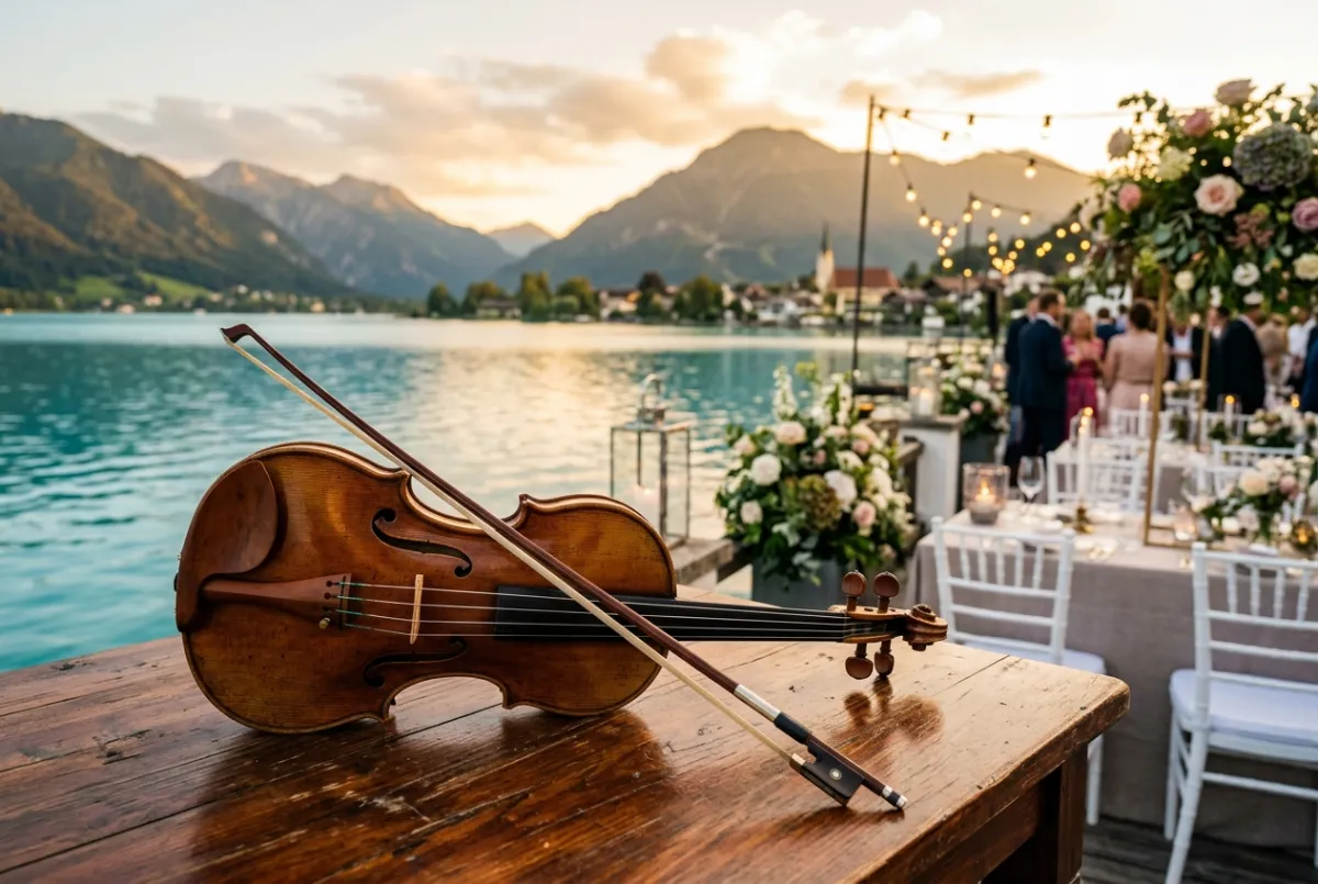 Geiger am Tegernsee Geiger am Tegernsee, violin in lake